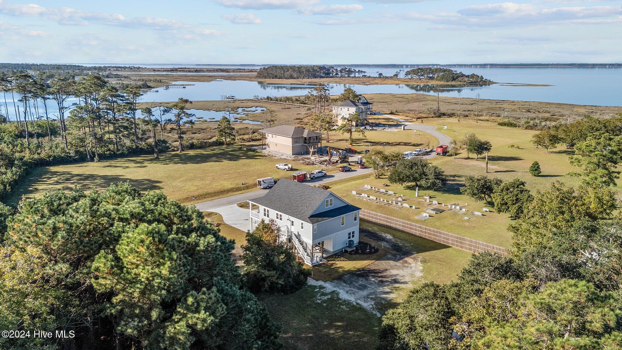 314 Anson Road Beaufort, NC 28516 - Photo 39 of 42 Overhead Drone View