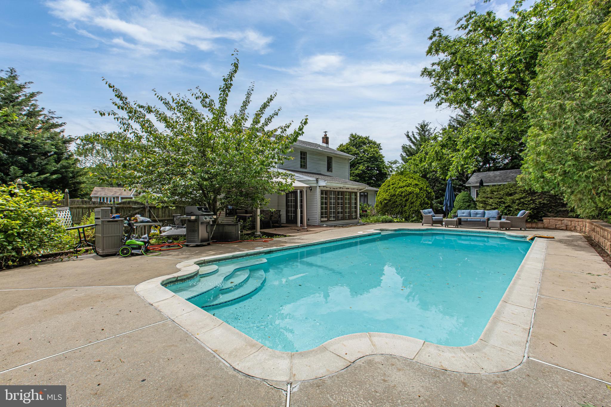216 Revere Road Marlton, NJ 08053 - Photo 38 of 47 a view of a house with swimming pool