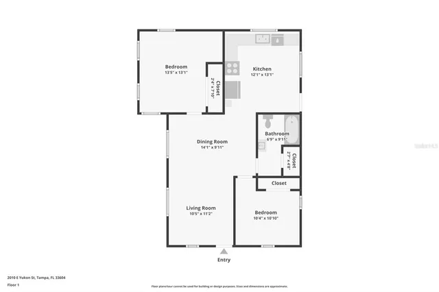 $219,900 | 2010 East Yukon Street, Tampa, FL 33604