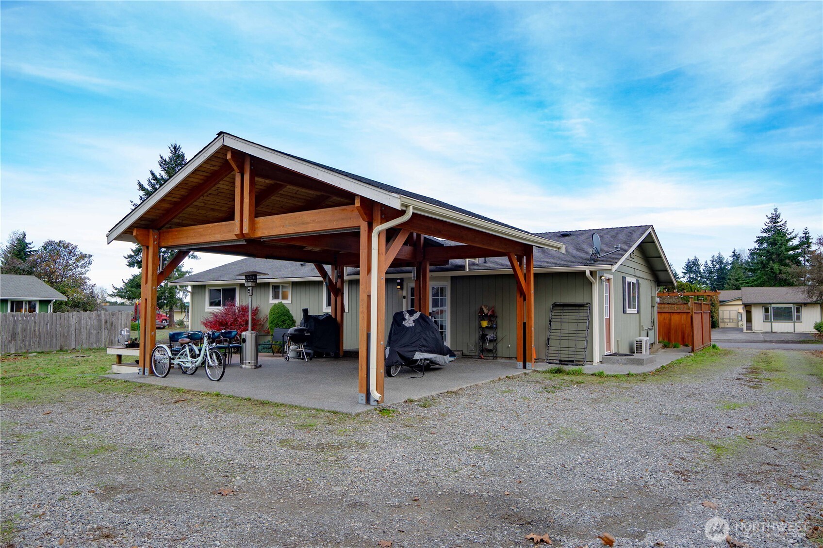 151 Valley View Drive Sequim, WA 98382 - Photo 5 of 40 a view of a house with a patio
