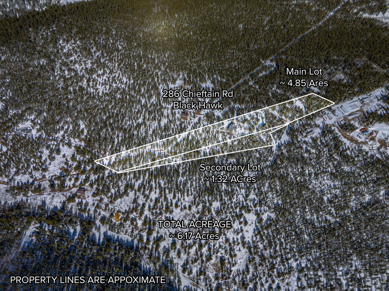 286 Chieftain Road Black Hawk, CO 80422 - Photo 43 of 50 2 separately deeded parcels. The smaller parcel was purchased to preserve the views