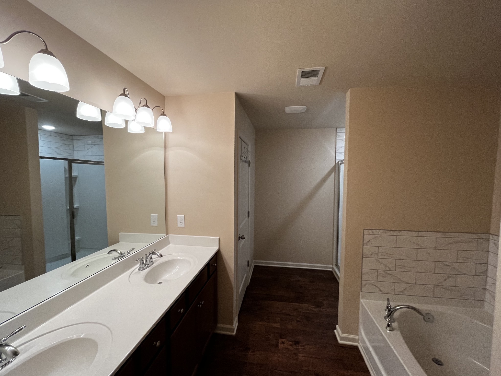 3937 Cannonsgate Lane Murfreesboro, TN 37128 - Photo 12 of 14 a bathroom with a sink and a large mirror
