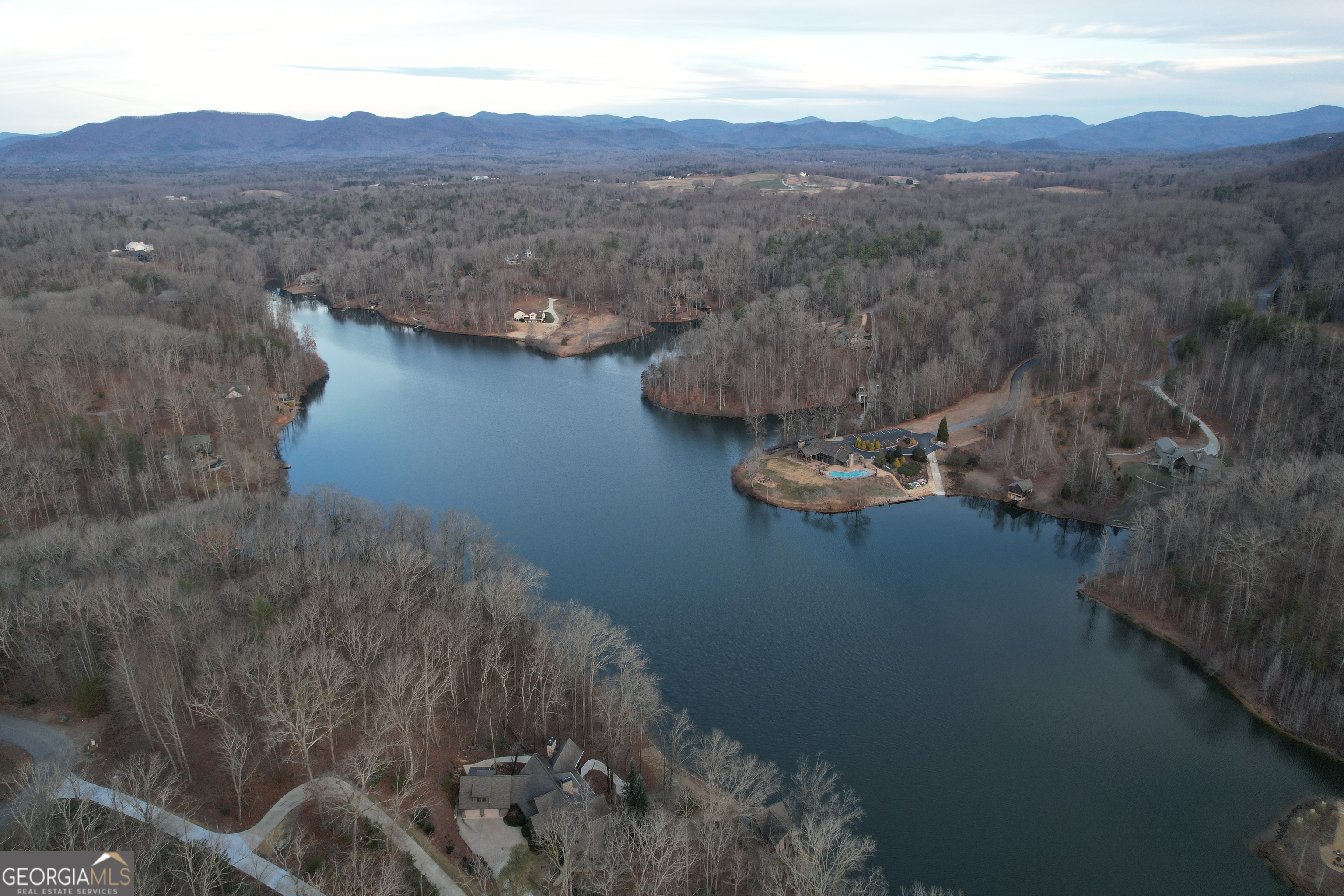 0 North Laceola Road, Unit LOT 119 Cleveland, GA 30528 - Photo 6 of 21 a view of a lake in middle of the town