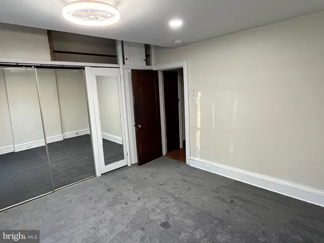 a view of hallway with stairs