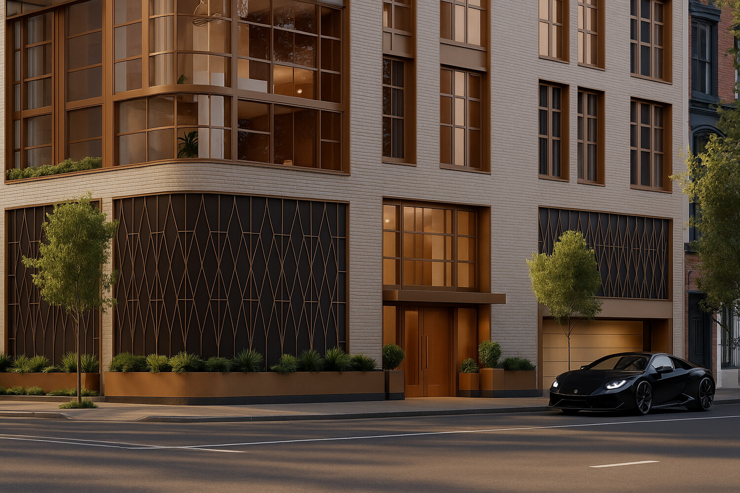 350 East 18th Street, Unit 3F Manhattan, NY 10003 - Photo 9 of 14 a view of a building and a street light