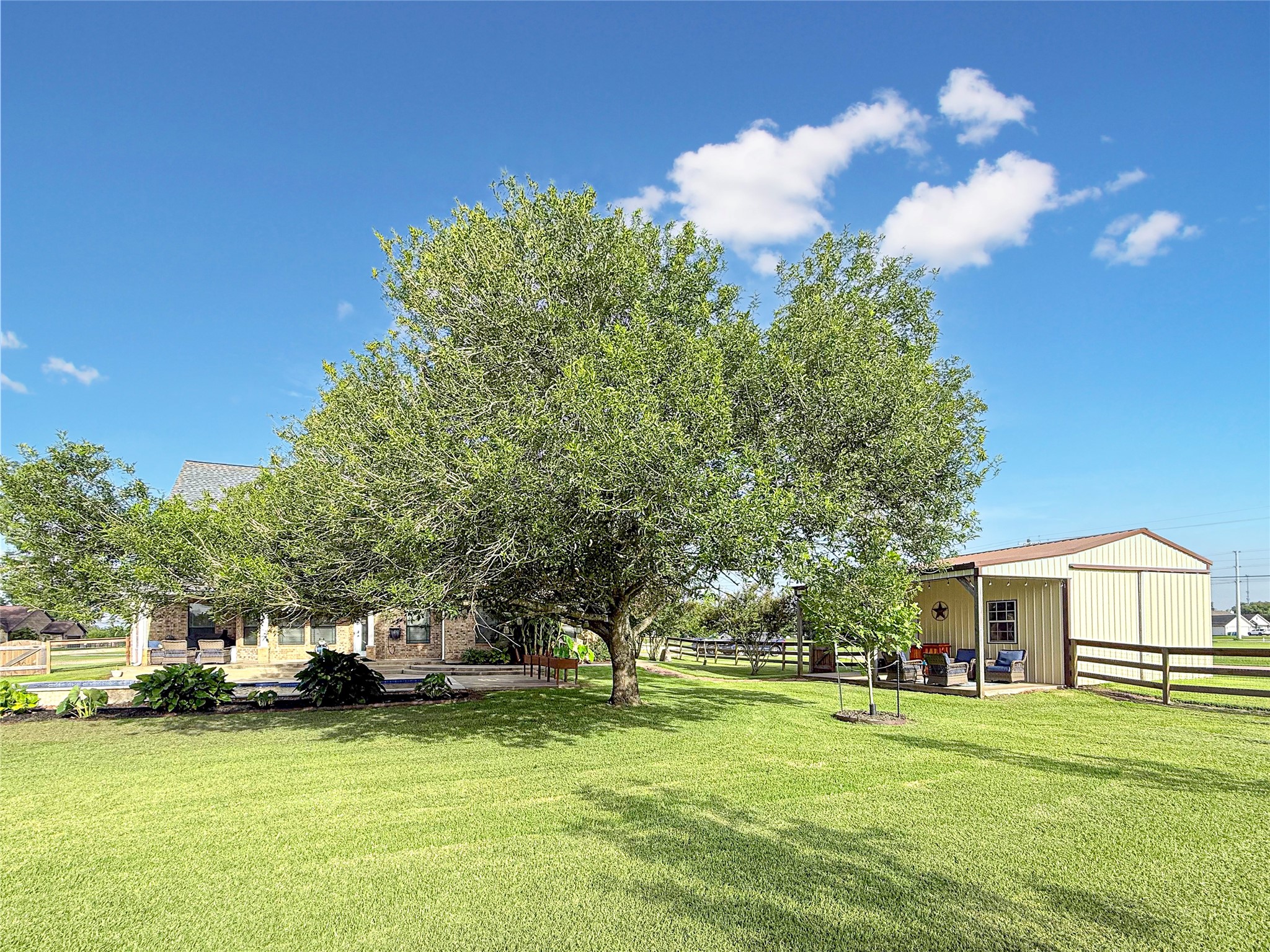 807 Mill Road Angleton, TX 77515 - Photo 42 of 46 Expansive backyard provides plenty of space to relax, play, and enjoy the outdoors.