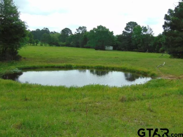 a view of a golf course with a lake