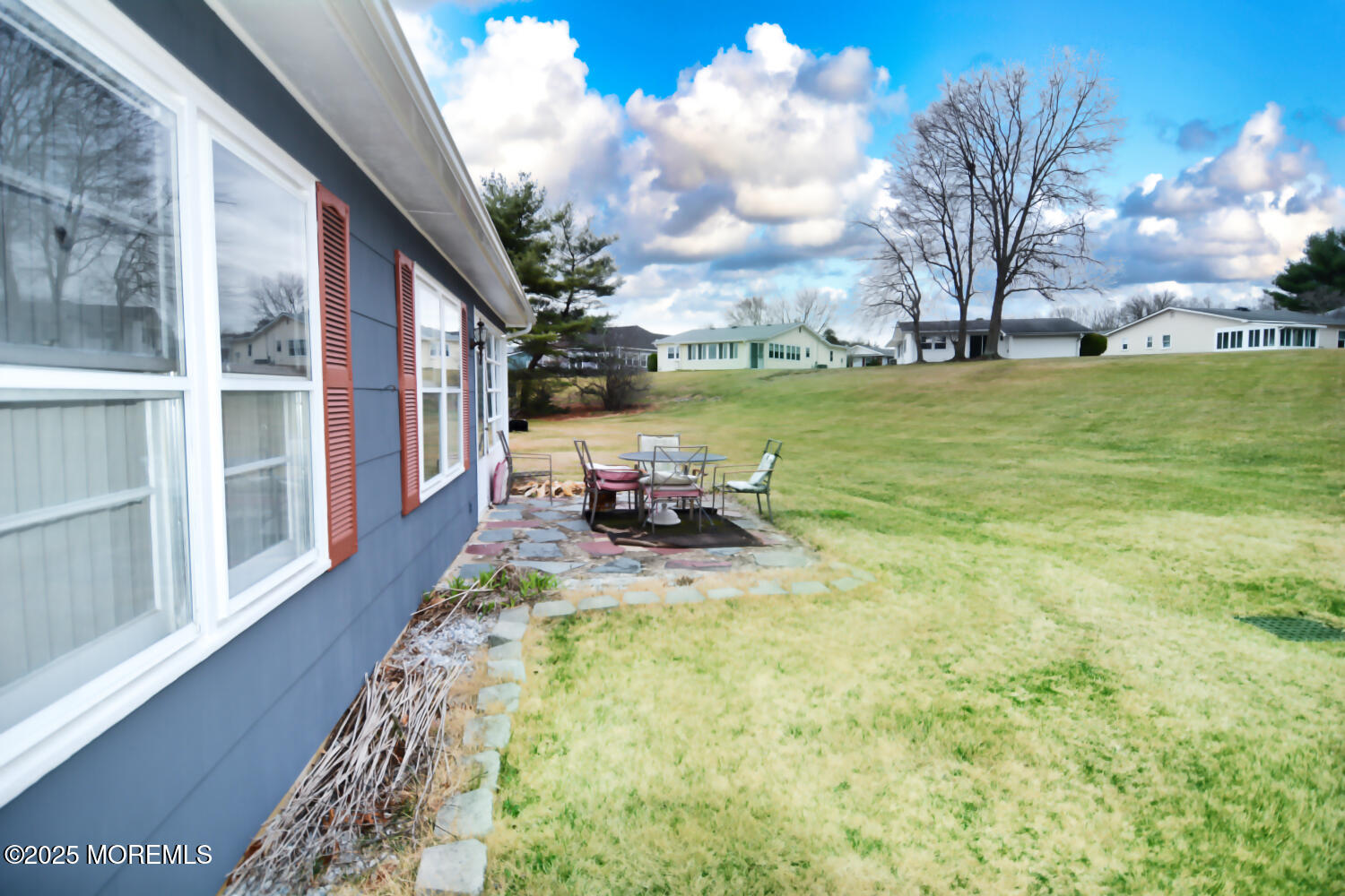 15 Markham Road Brick, NJ 08724 - Photo 16 of 28 a view of yard with swimming pool outdoor seating and barbeque oven
