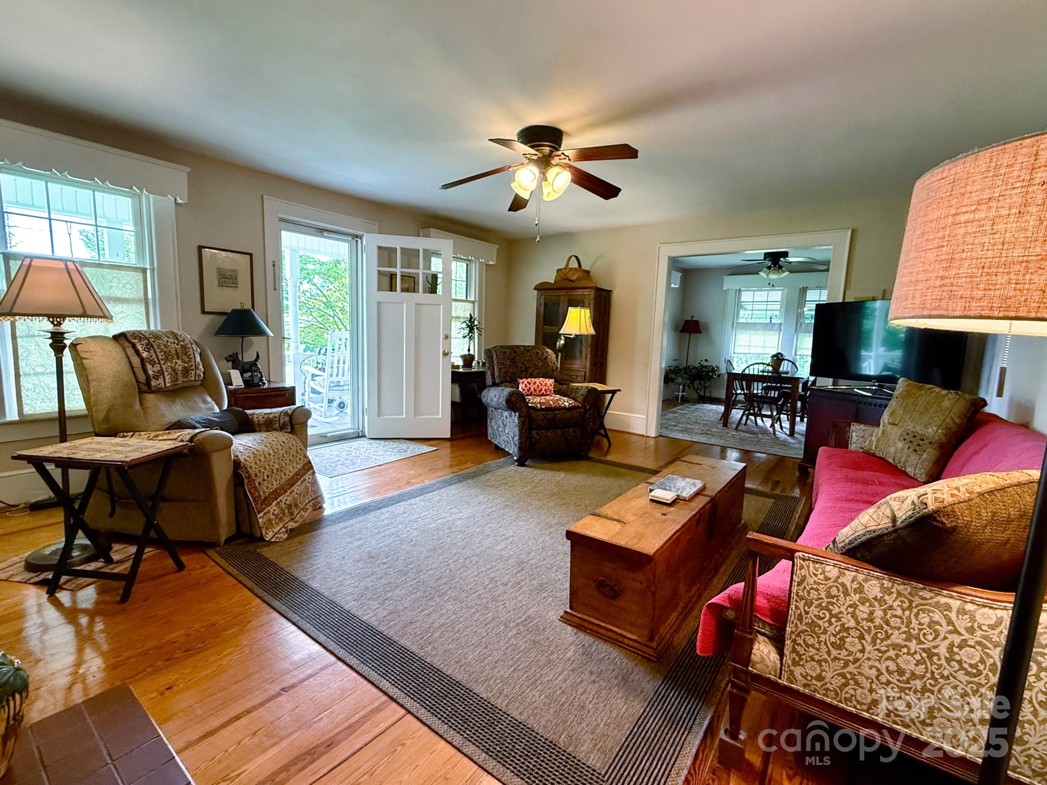 1441 Cove Road Rutherfordton, NC 28139 - Photo 14 of 36 a living room with furniture fireplace and a large window