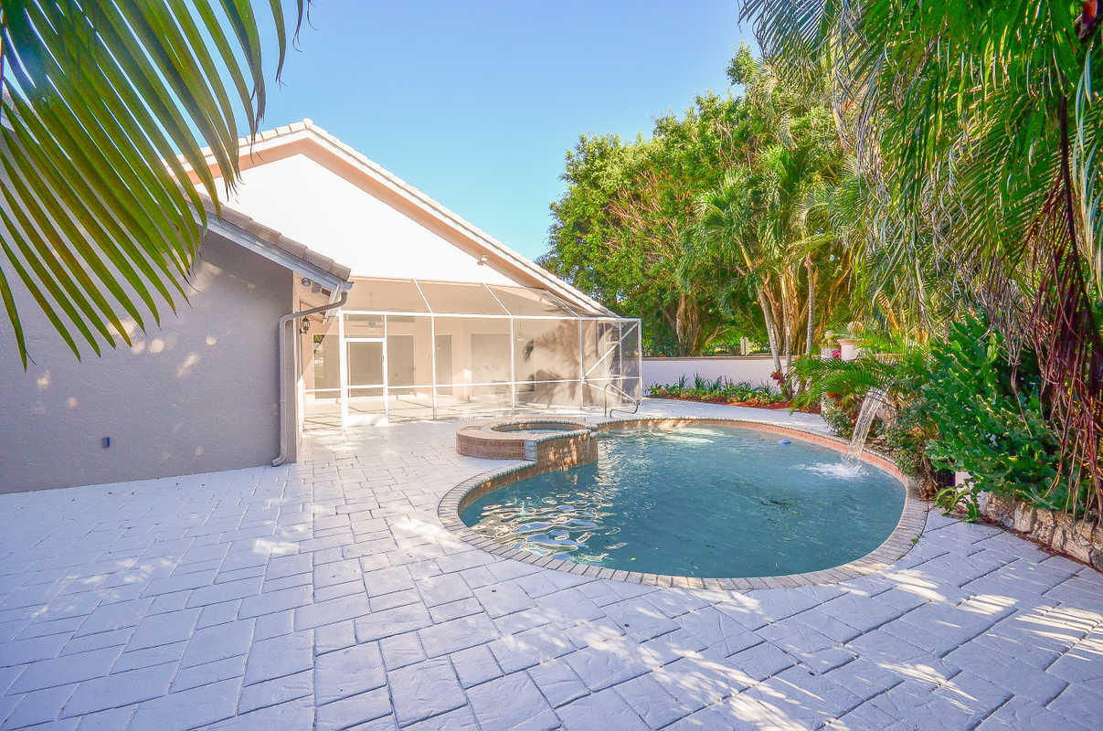 6601 Northwest 23rd Way Boca Raton, FL 33496 - Photo 34 of 36 BACK POOL DECK