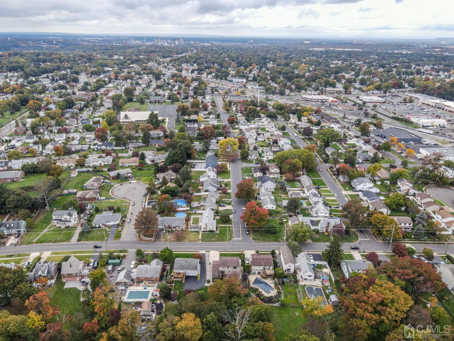 55 Old Post Road Edison, NJ 08817 - Photo 50 of 53 an aerial view of a city with lots of residential buildings