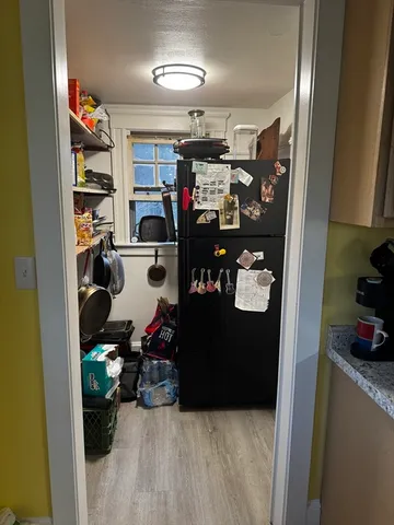 a view of a storage room