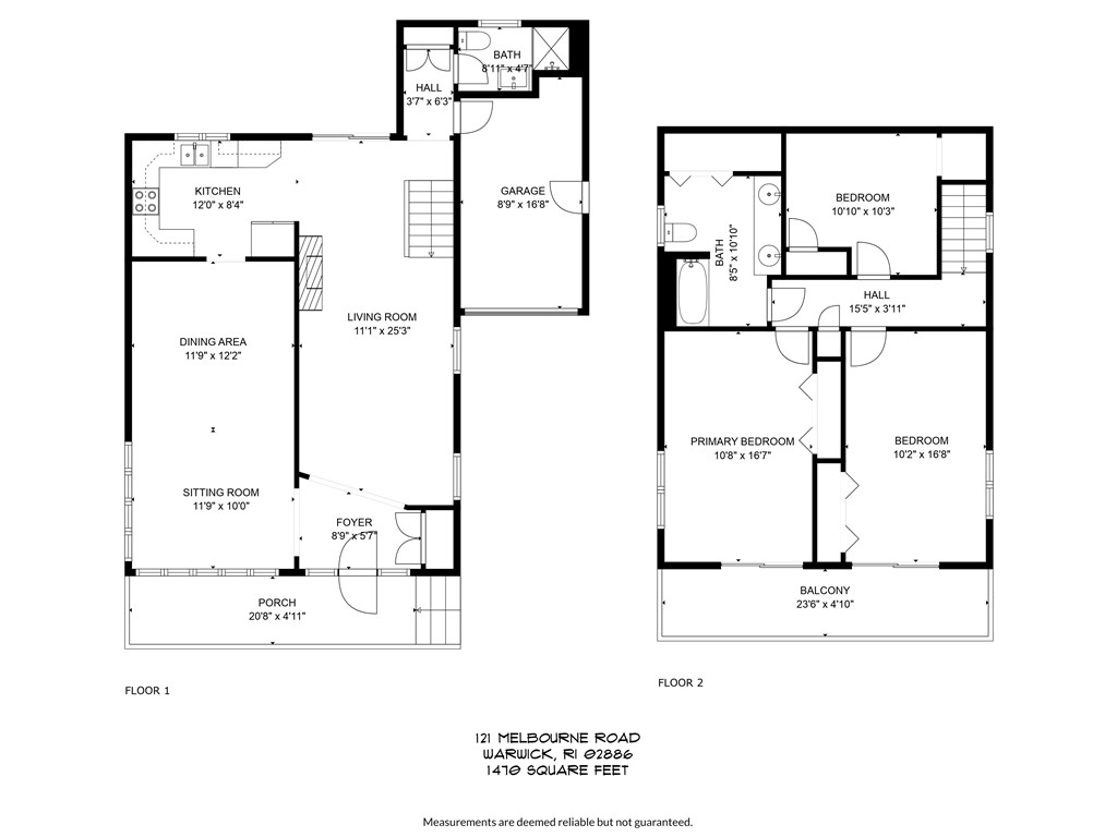 121 Melbourn Road Warwick, RI 02886 - Photo 34 of 36 Floor Plans