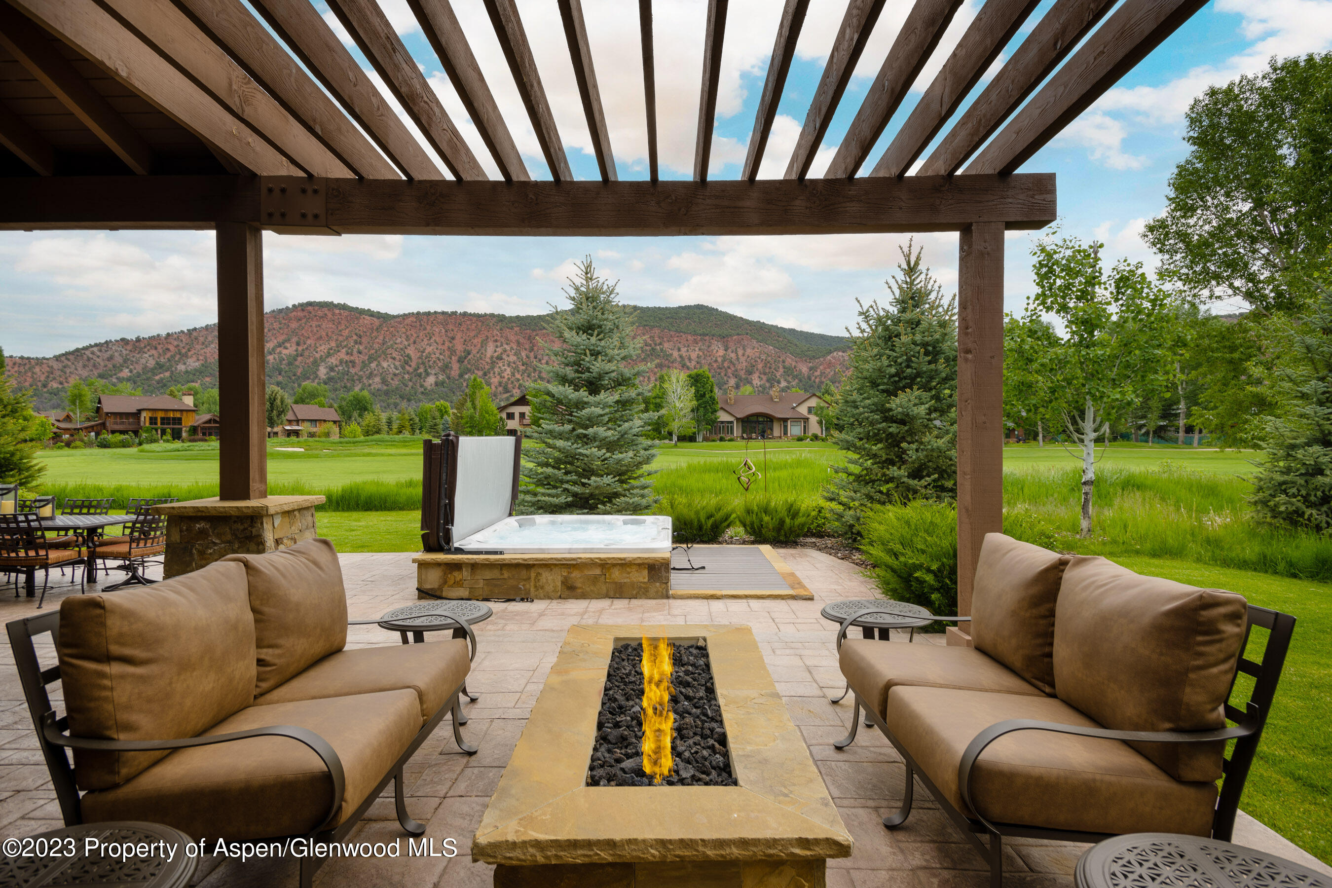 54 Kingfisher Carbondale, CO 81623 - Photo 11 of 39 a view of yard from deck with patio