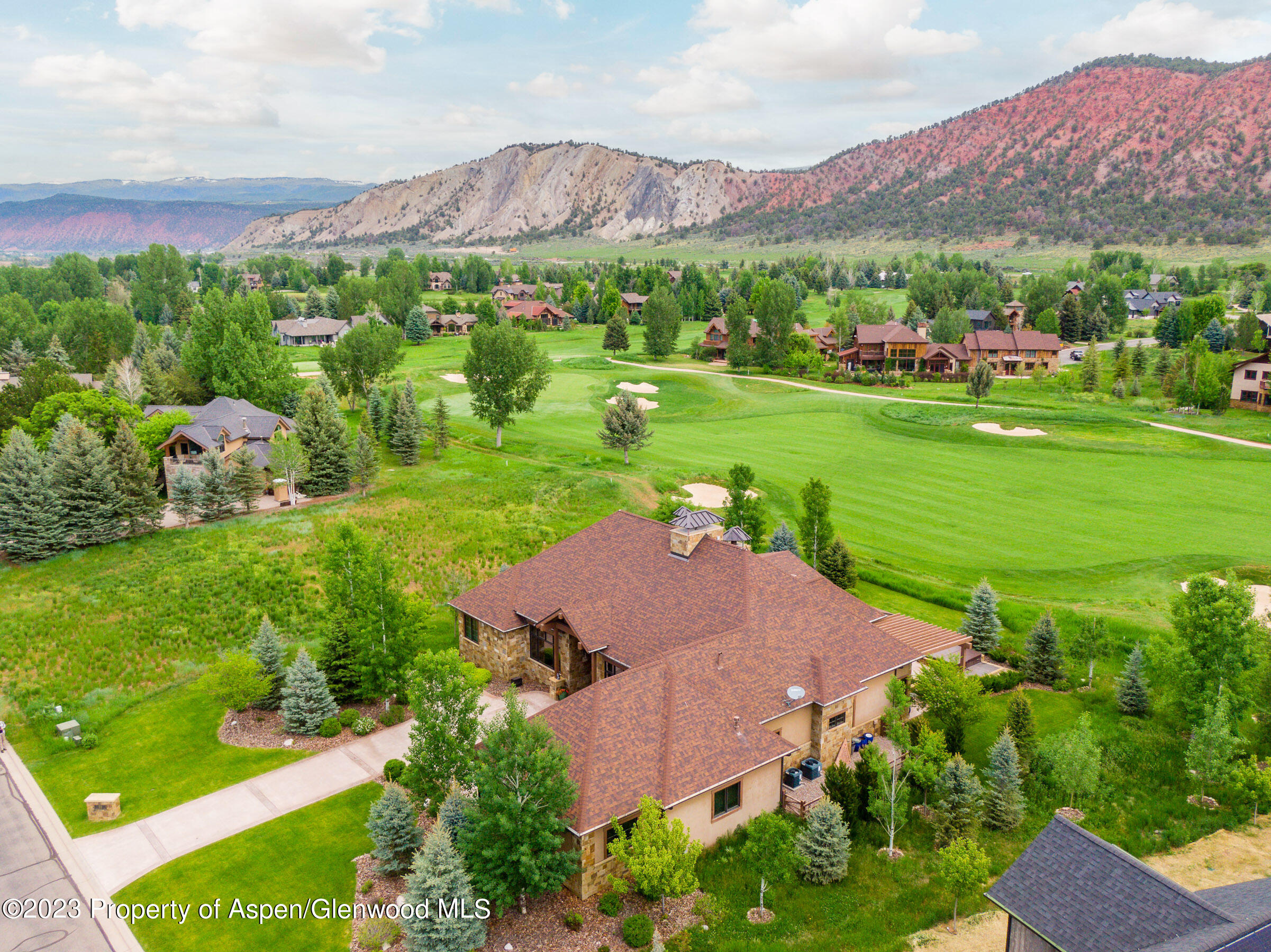54 Kingfisher Carbondale, CO 81623 - Photo 34 of 39 a view of a lush green hillside and houses