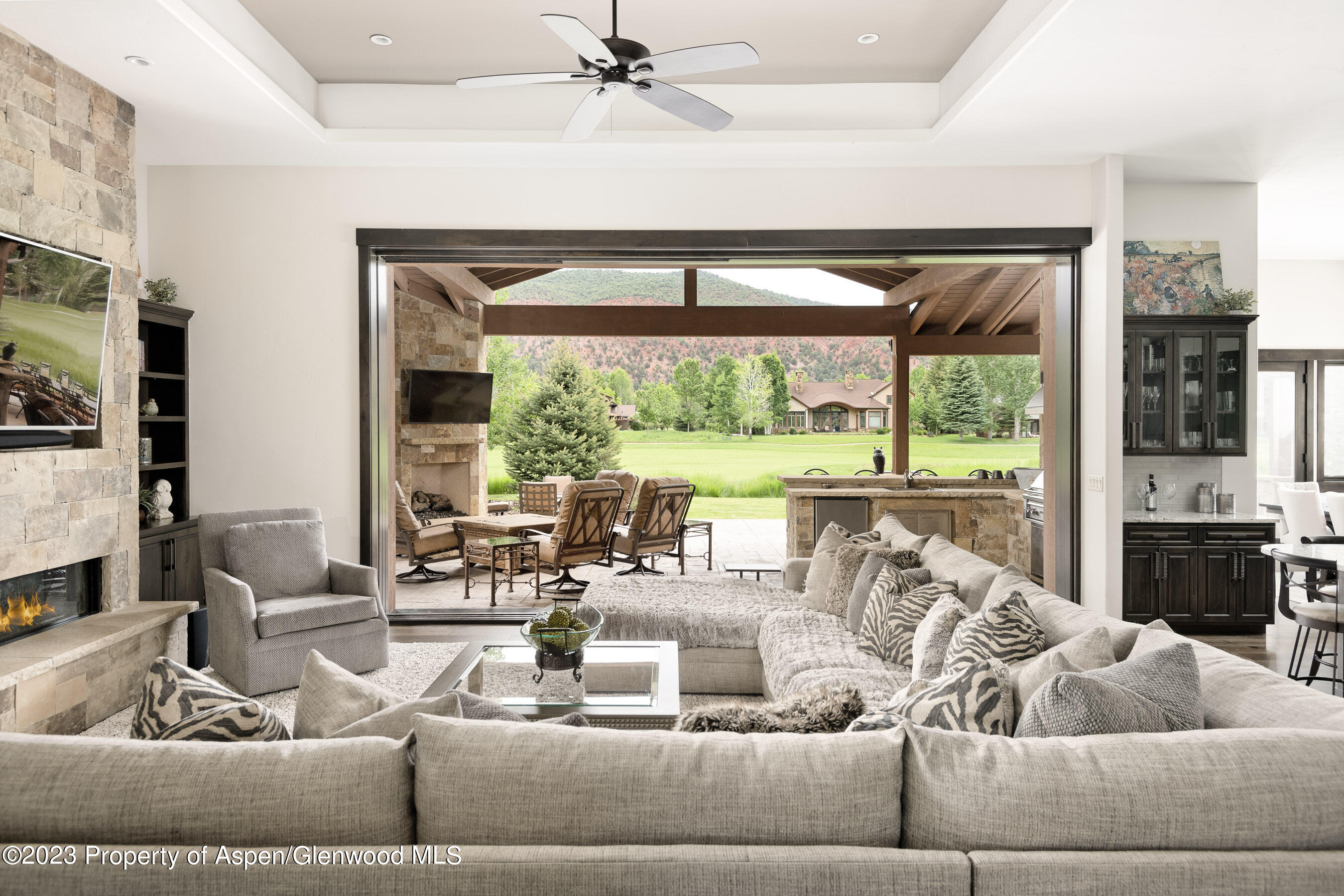 54 Kingfisher Carbondale, CO 81623 - Photo 4 of 39 a living room with furniture and a large window