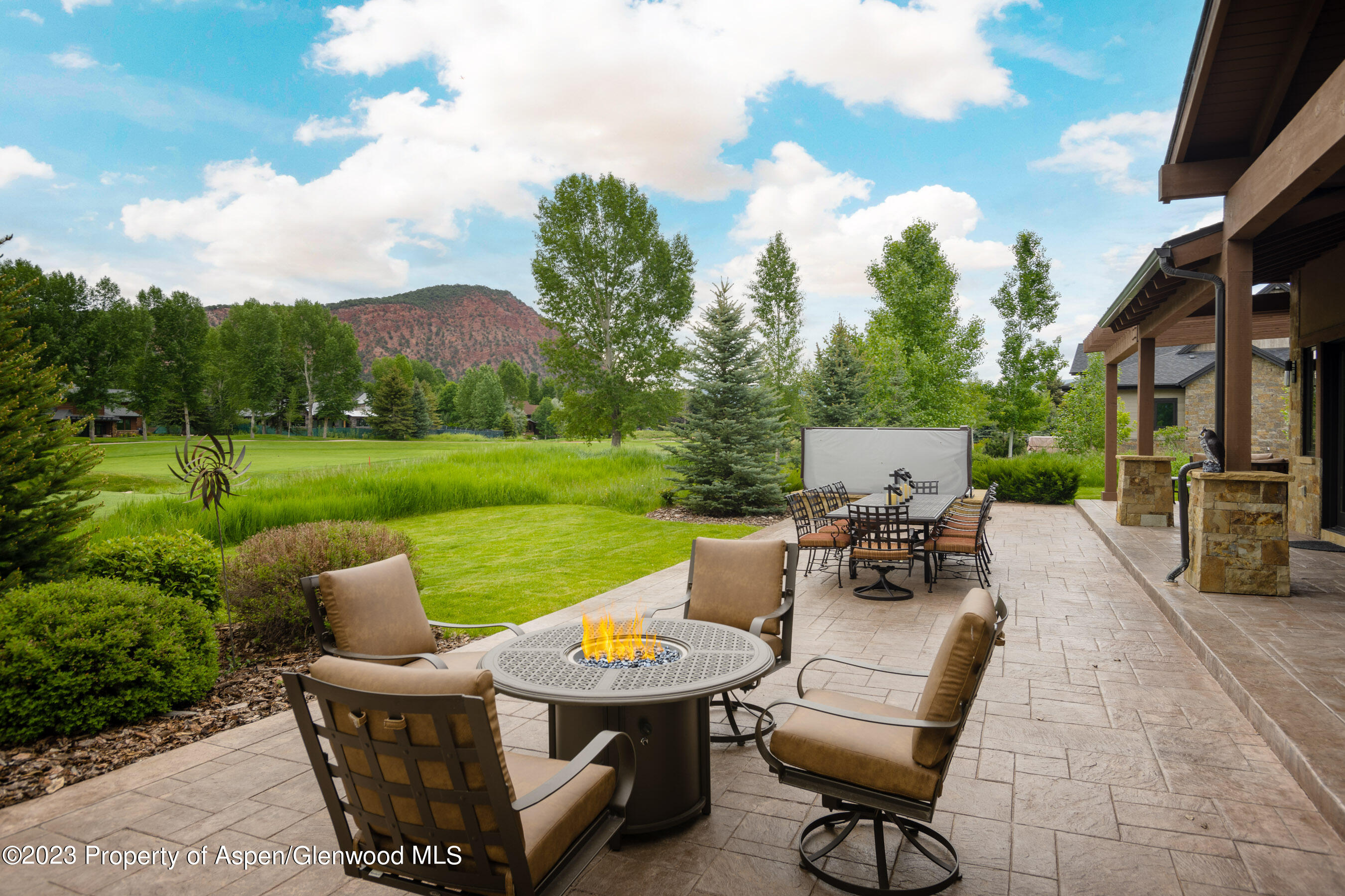 54 Kingfisher Carbondale, CO 81623 - Photo 9 of 39 a view of a patio in the backyard