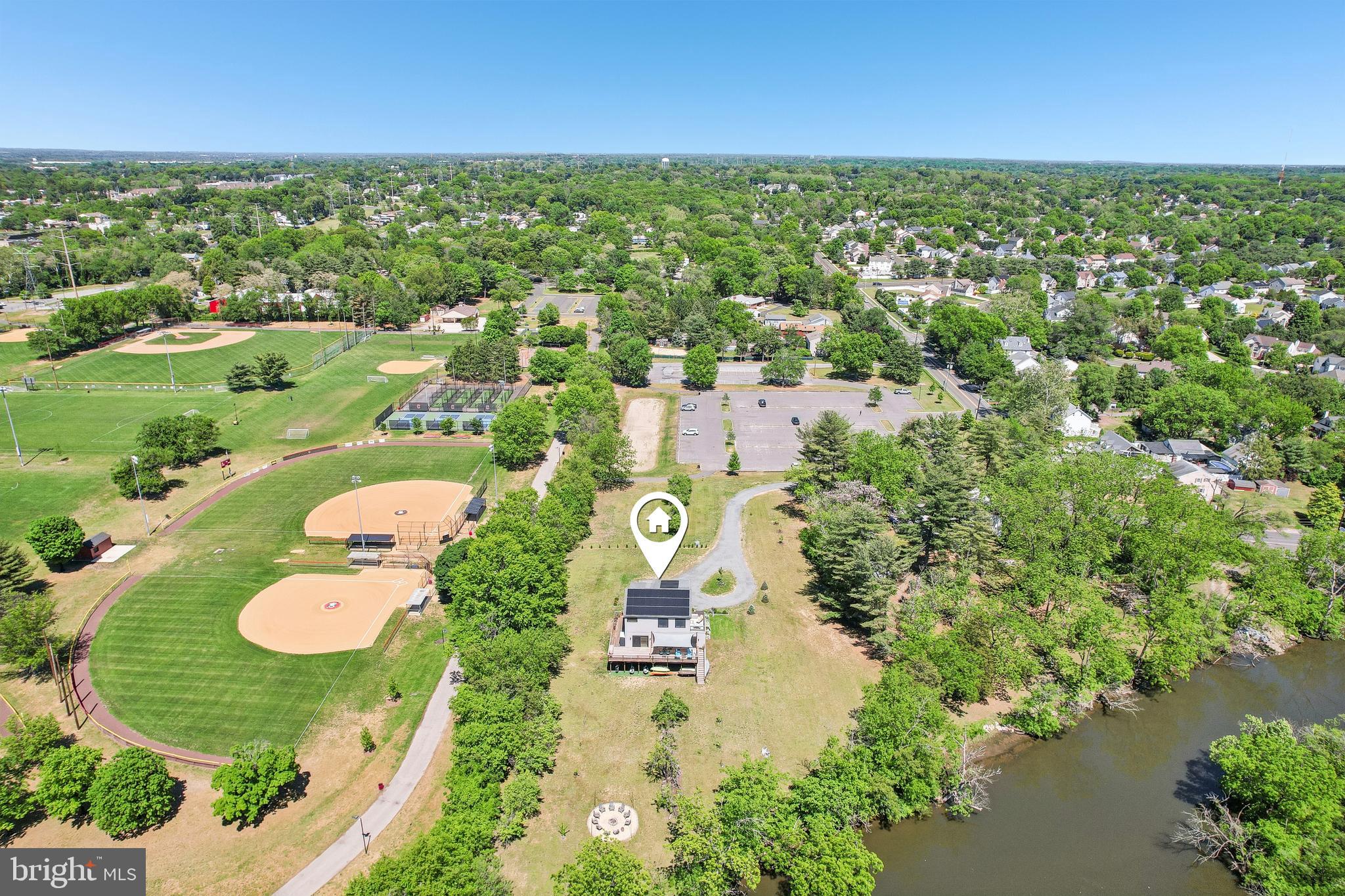 11 Forklanding Road Cinnaminson, NJ 08077 - Photo 61 of 77 an aerial view of residential houses with outdoor space and street view