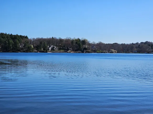 a view of lake view and mountain in the back