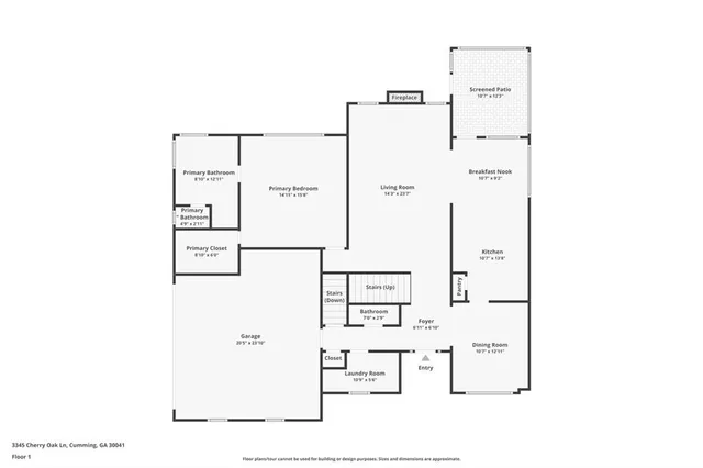 $715,000 | 3345 Cherry Oak Lane, Cumming, GA 30041