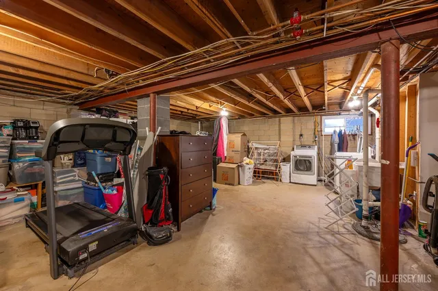 a view of storage and utility room