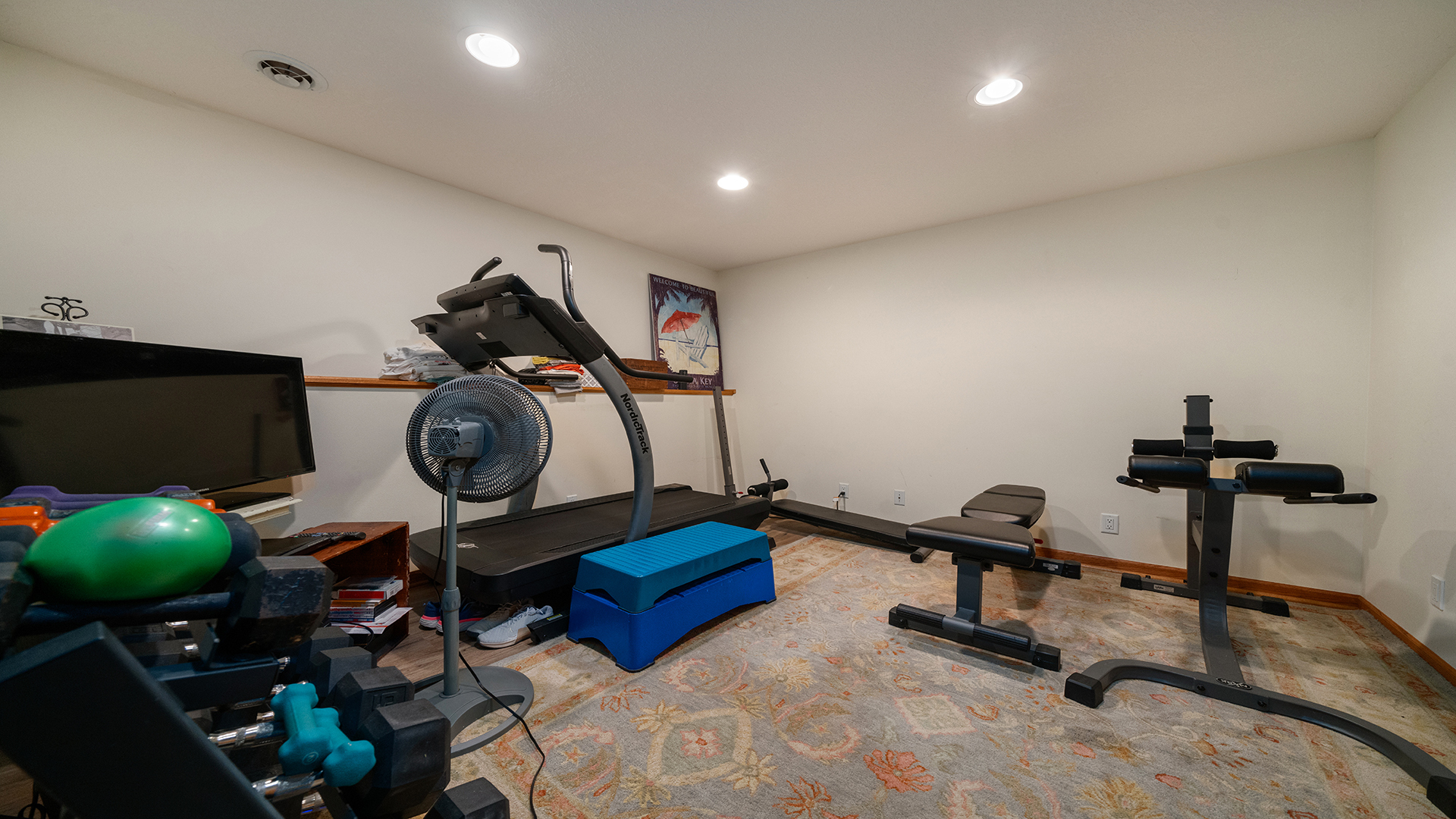 2162 Fawn Ridge Road Dixon, IL 61021 - Photo 44 of 53 a room with furniture and gym equipment