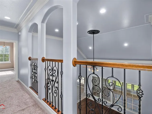 a bathroom with a granite countertop sink vanity and mirror