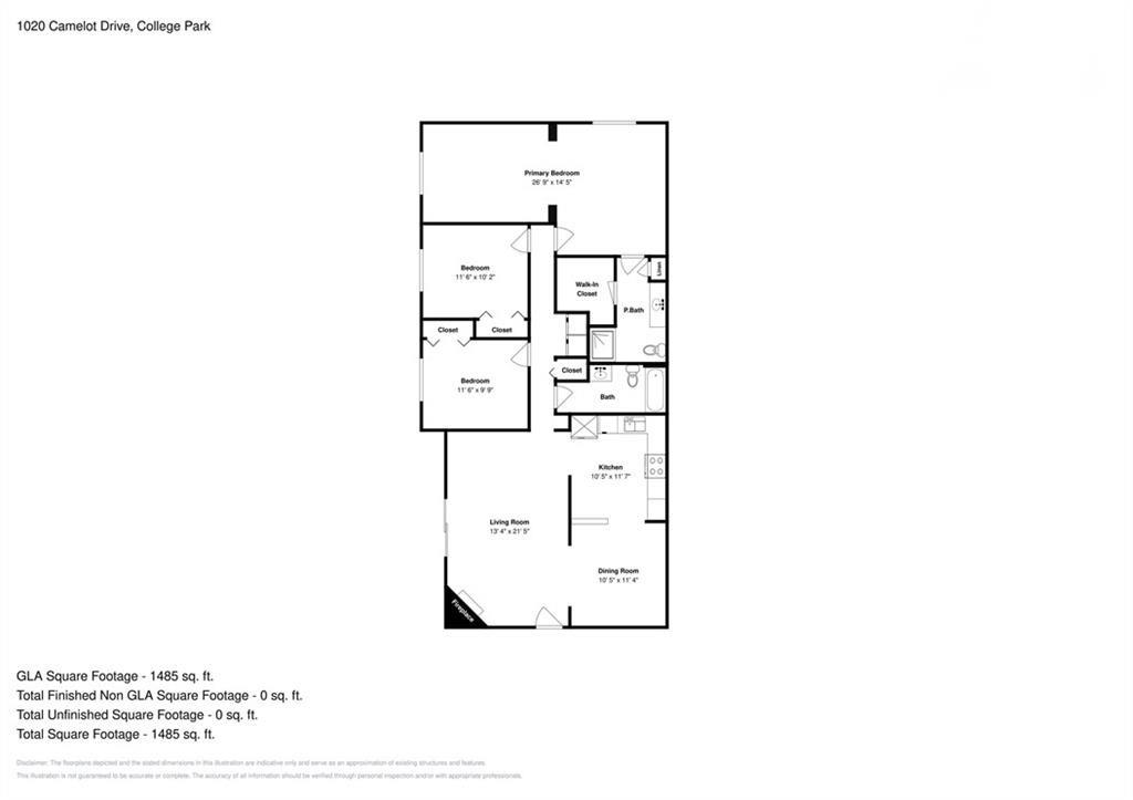 1020 Camelot Drive Atlanta, GA 30349 - Photo 17 of 17 a picture of floor plan