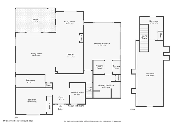 $625,000 | 170 Grandview Drive, McCormick, SC 29835