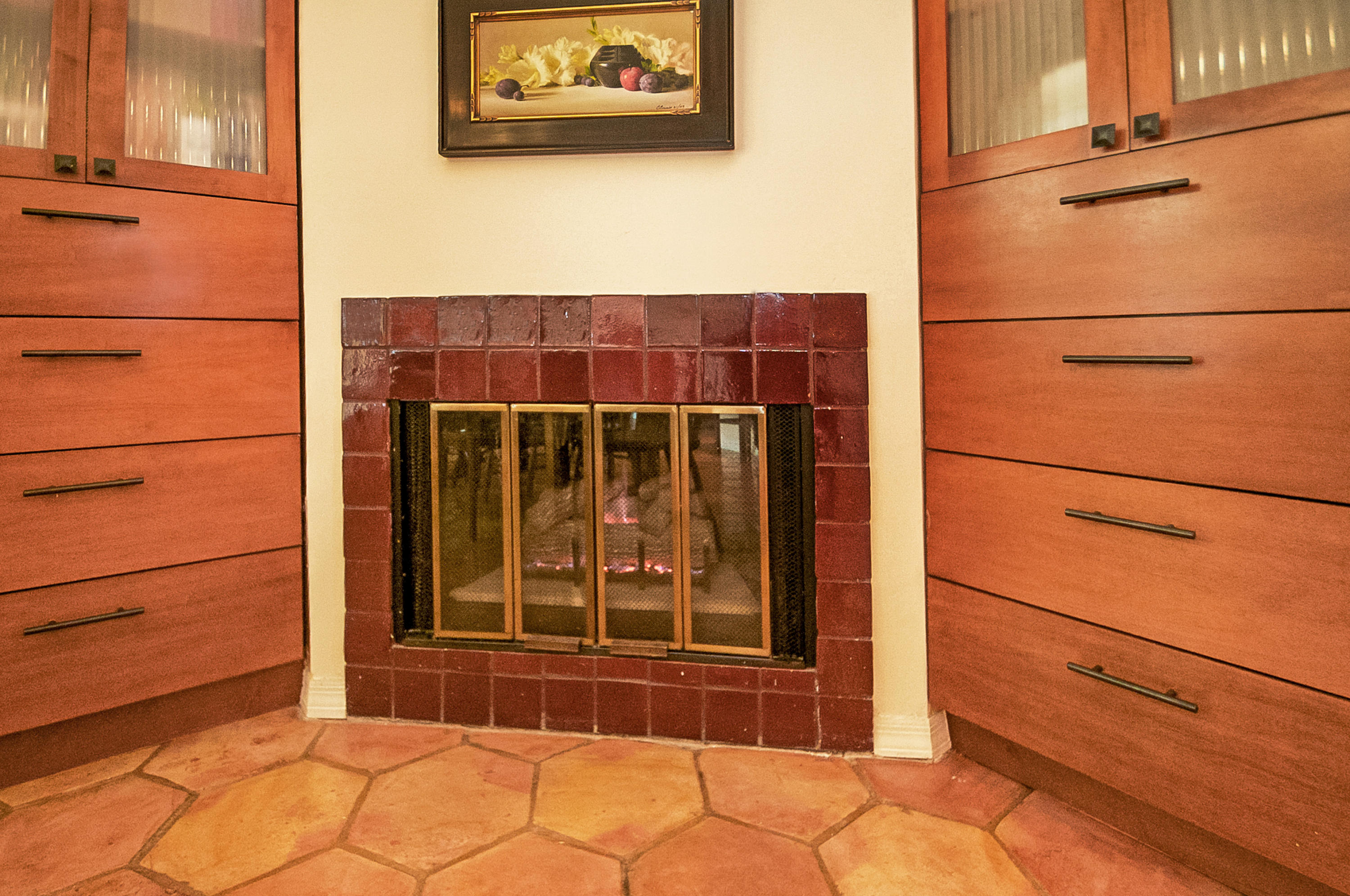 2920 Northwest 28th Terrace Boca Raton, FL 33434 - Photo 21 of 32 Fireplace in Kitchen