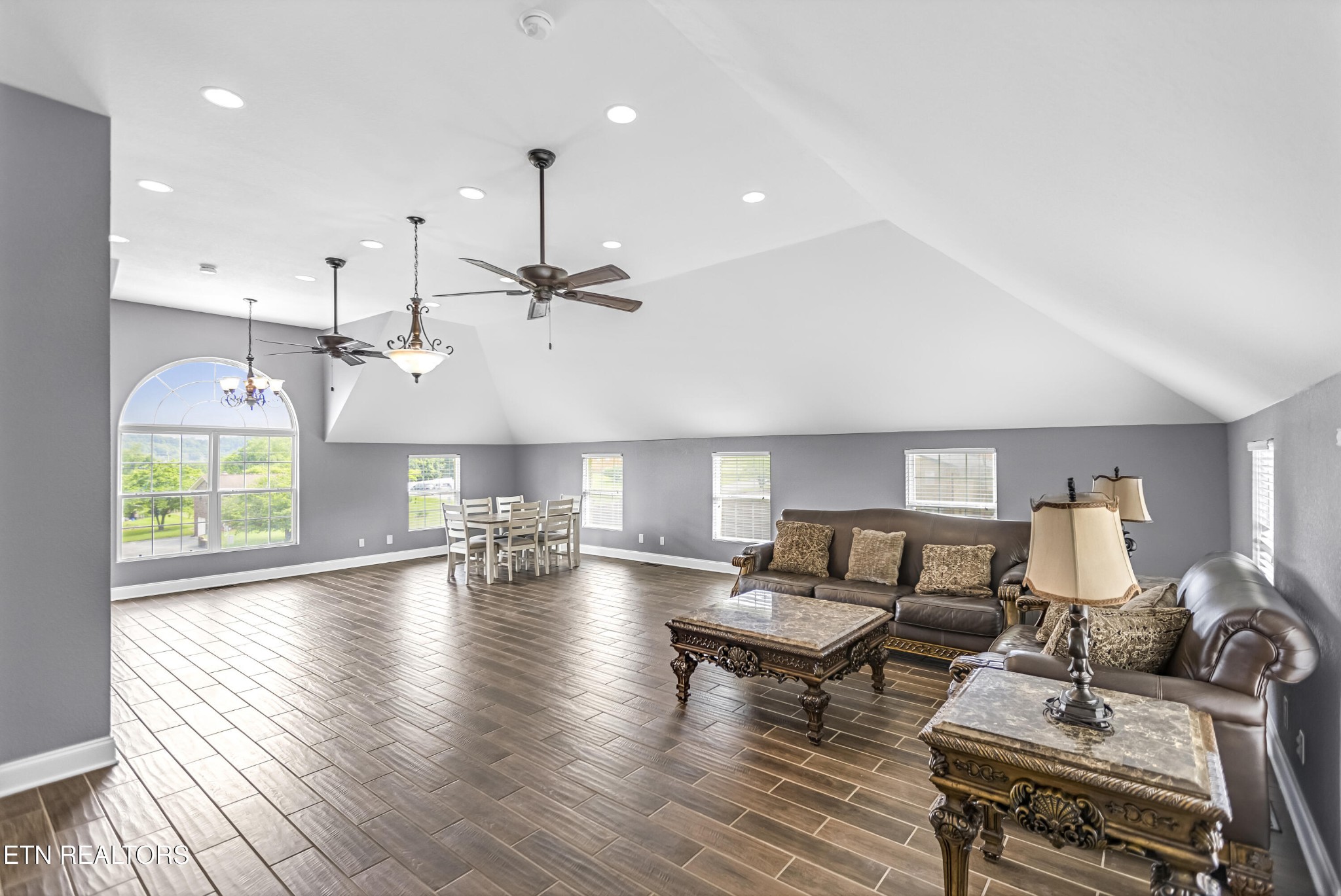 117 Mayview Drive Powell, TN 37849 - Photo 41 of 56 a living room with furniture and a wooden floor