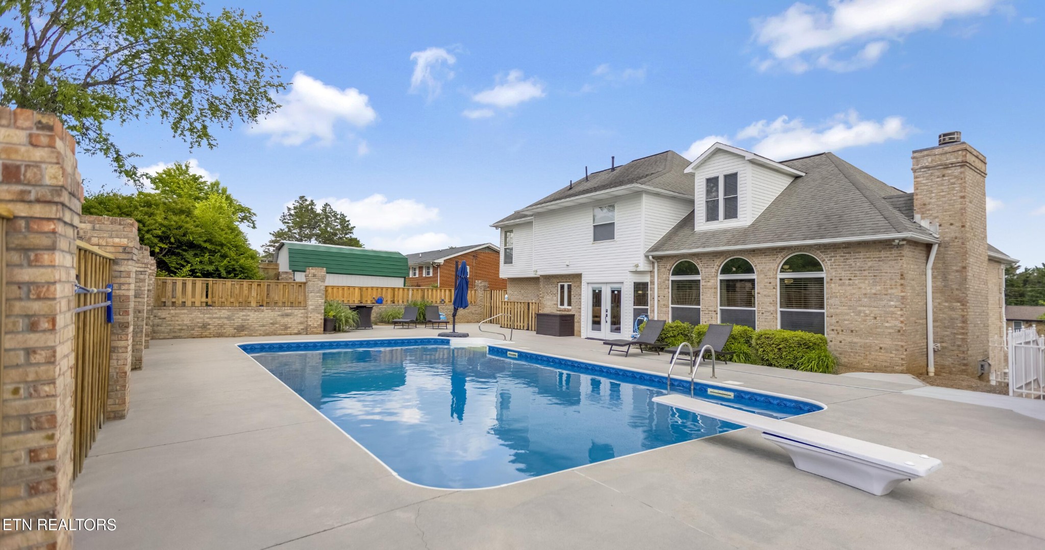 117 Mayview Drive Powell, TN 37849 - Photo 46 of 56 a view of a house with pool and a yard