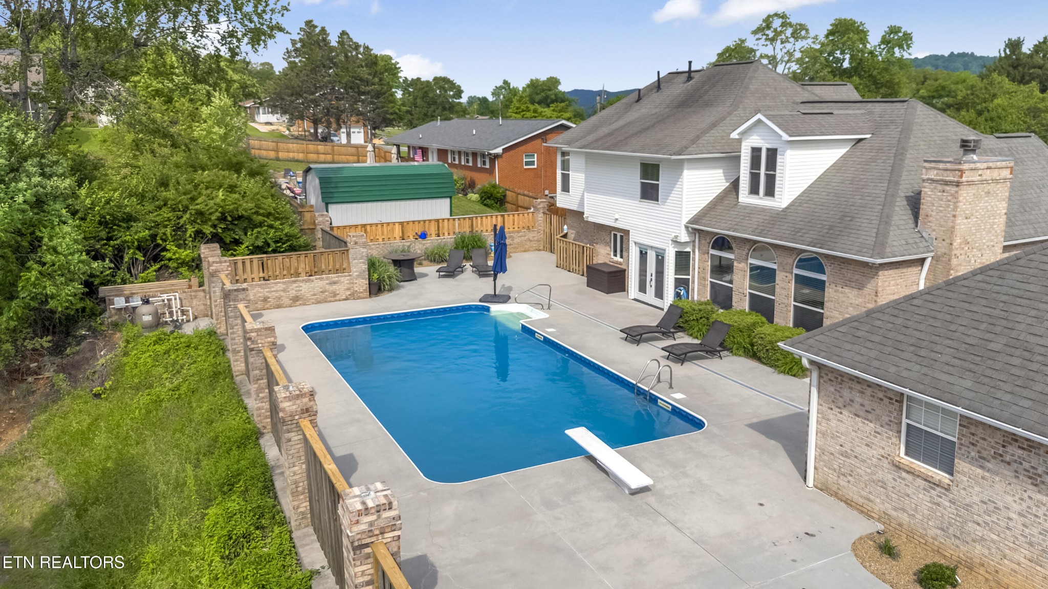 117 Mayview Drive Powell, TN 37849 - Photo 51 of 56 an aerial view of a house with a yard