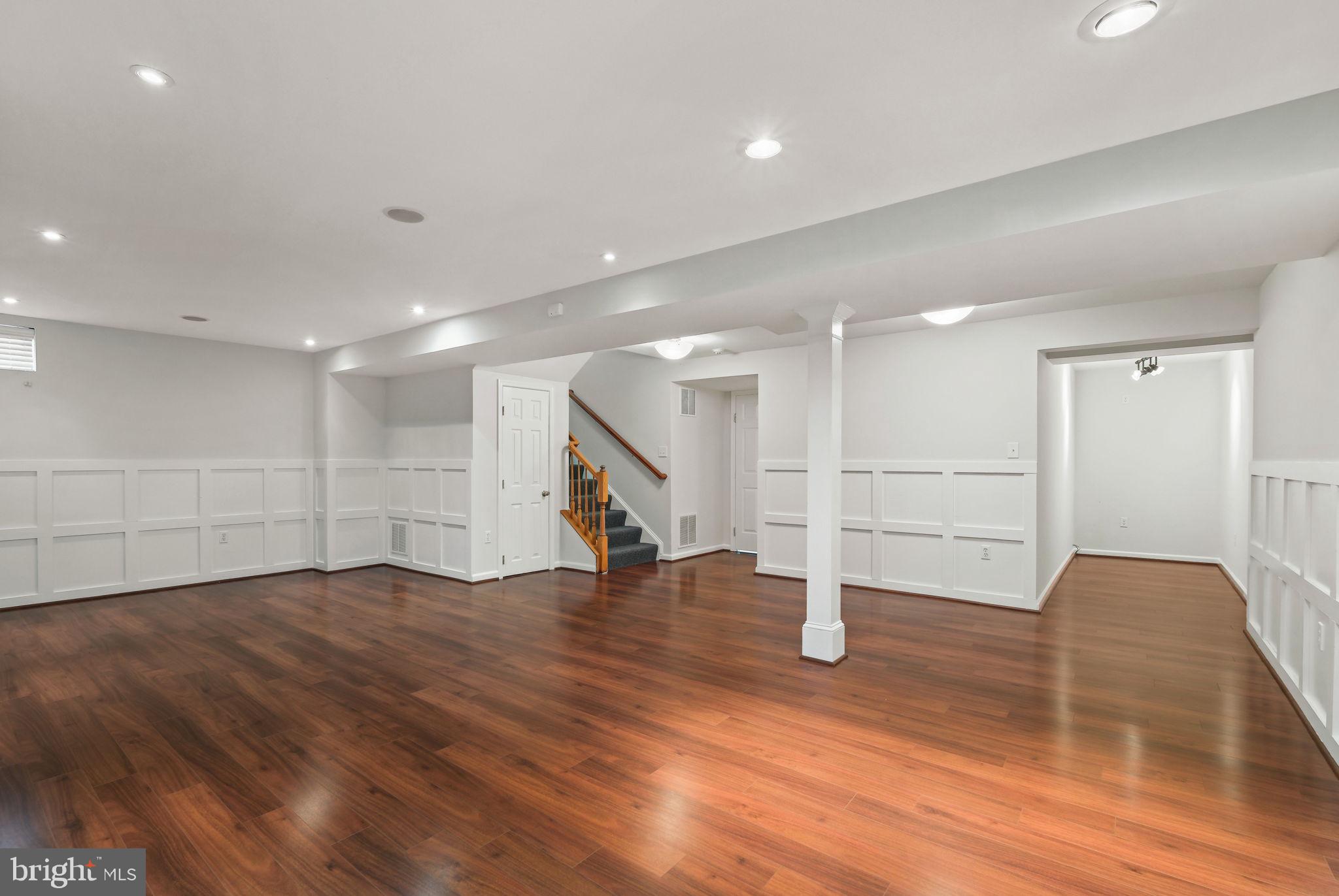 520 Kersten Street Gaithersburg, MD 20878 - Photo 36 of 63 Lower level rec space with built in shelving