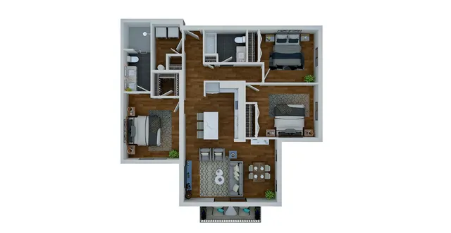 $3,800 | 250 West Hidden Valley Boulevard, Unit 3, Boca Raton, FL 33487