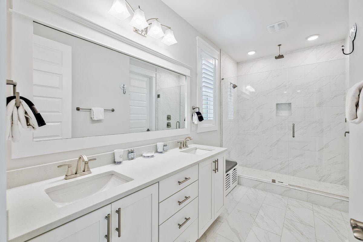 11 East Crabbing Hole Ln Inlet Beach Inlet Beach, FL 32461 - Photo 45 of 59 Double Vanity Bath