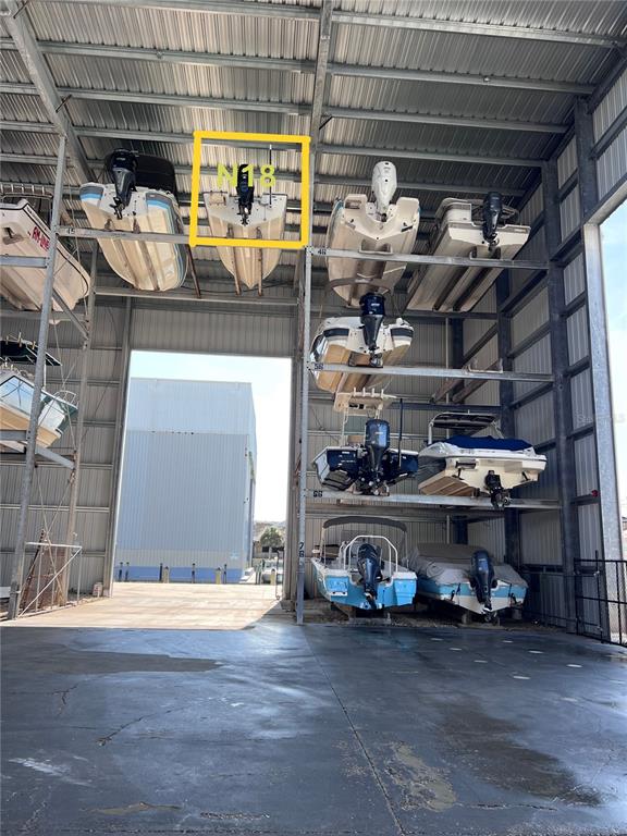 a view of storage and utility room