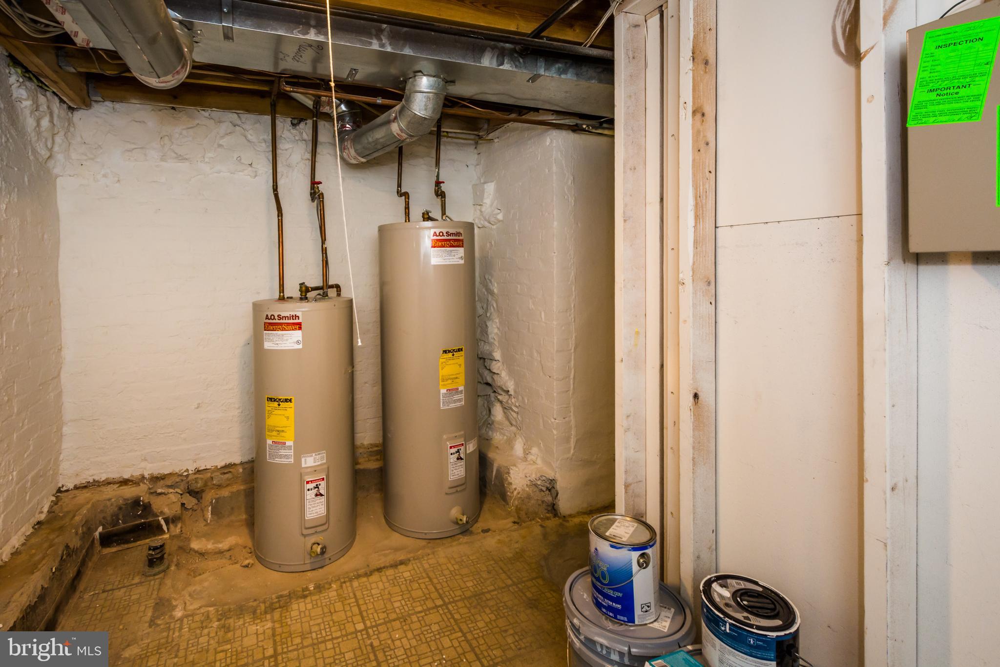 3620 Keswick Road Baltimore, MD 21211 - Photo 30 of 39 Water heaters basement level for Unit 1 and 2