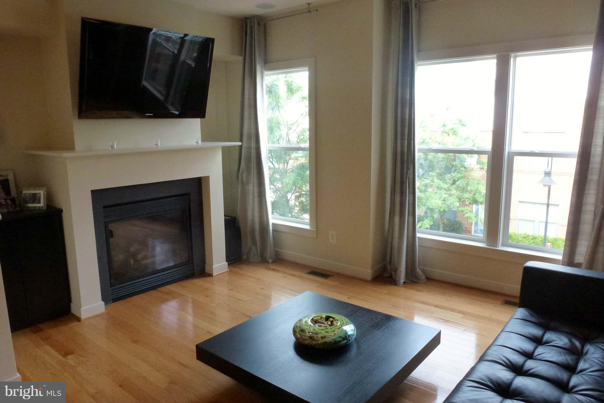 4159 Rush Street Fairfax, VA 22033 - Photo 7 of 30 a living room with furniture and a fireplace