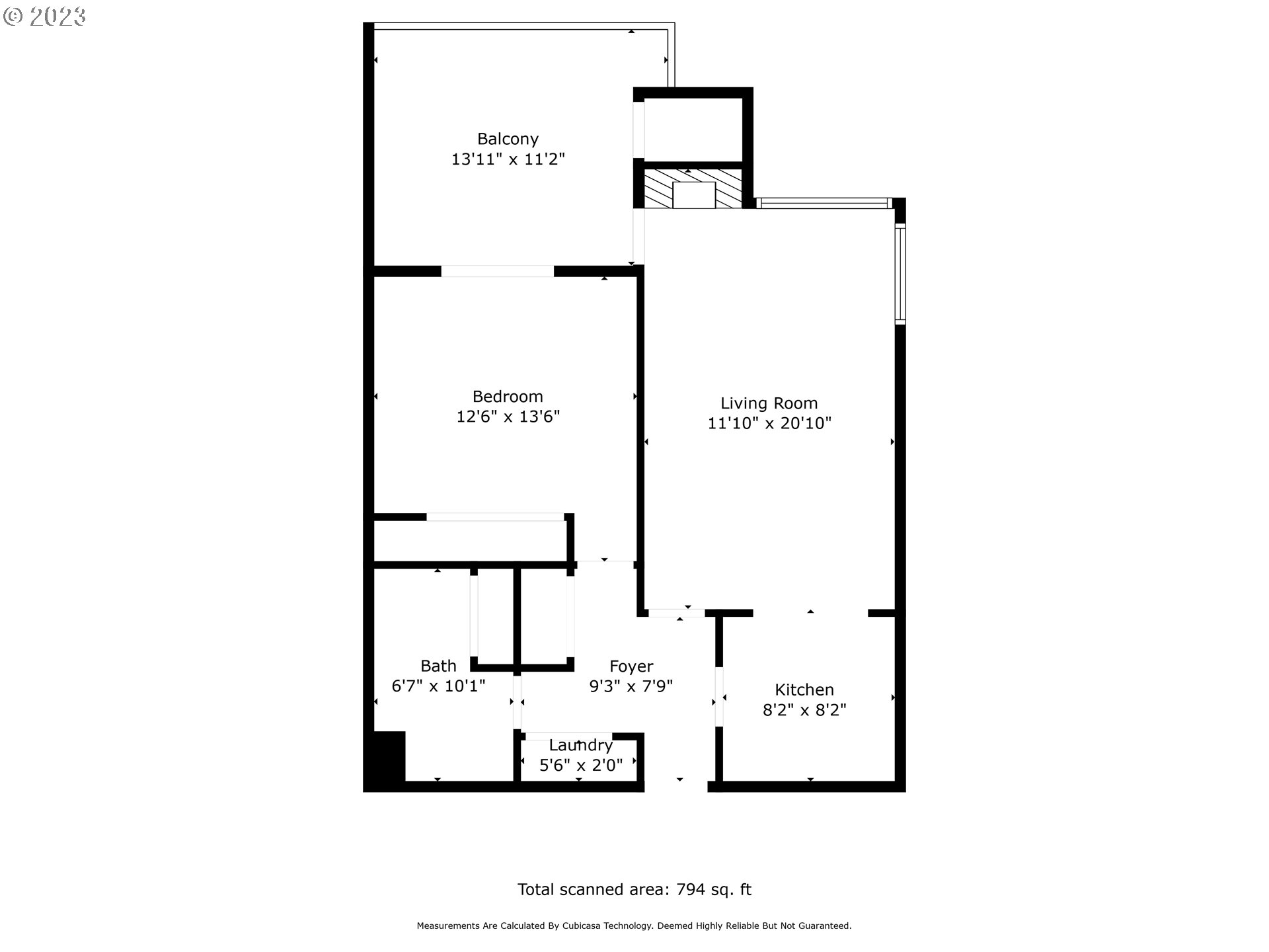 6665 West Burnside Road, Unit 424 Portland, OR 97225 - Photo 35 of 35 Floor Plan