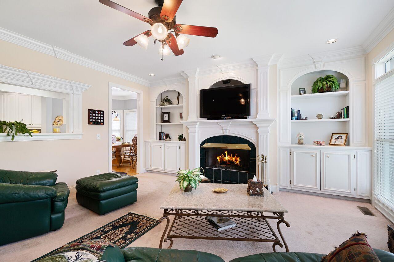 3340 Legacy Drive Springfield, TN 37172 - Photo 5 of 22 This den just off kitchen has wonderful built ins and fireplace