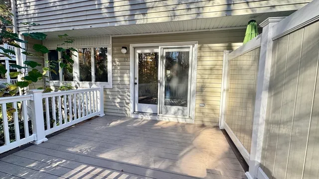 a view of outdoor space with deck