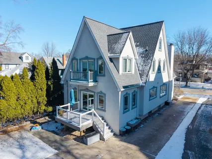 a view of a house with a patio