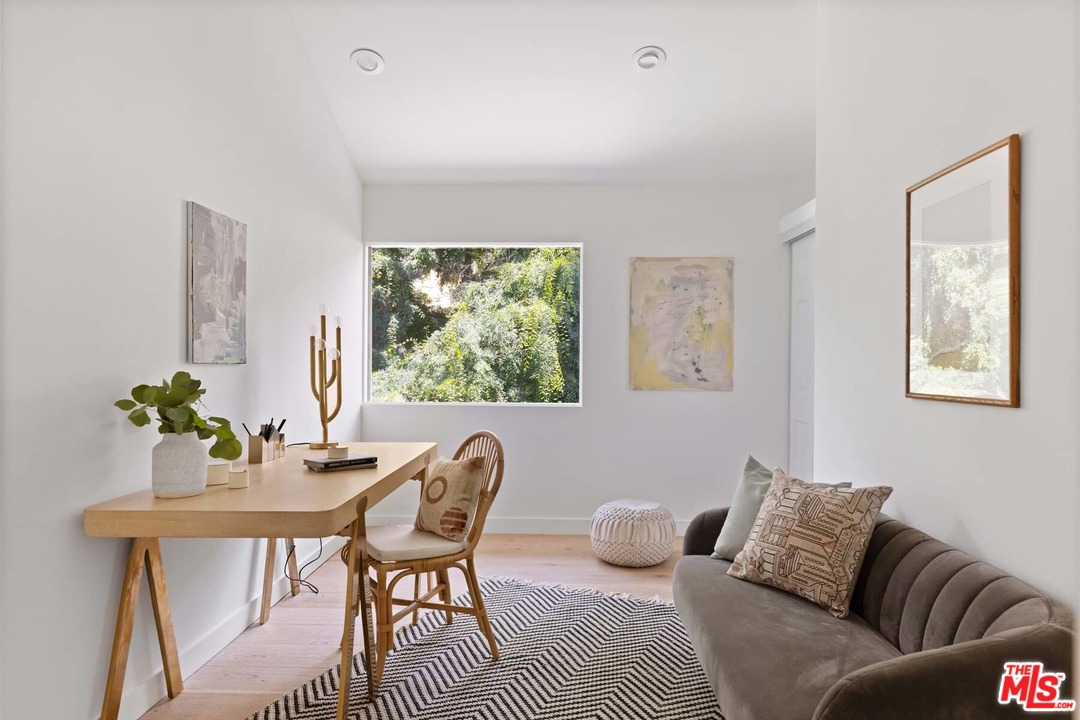 1435 Crest Drive Altadena, CA 91001 - Photo 29 of 54 a living room with furniture and a potted plant