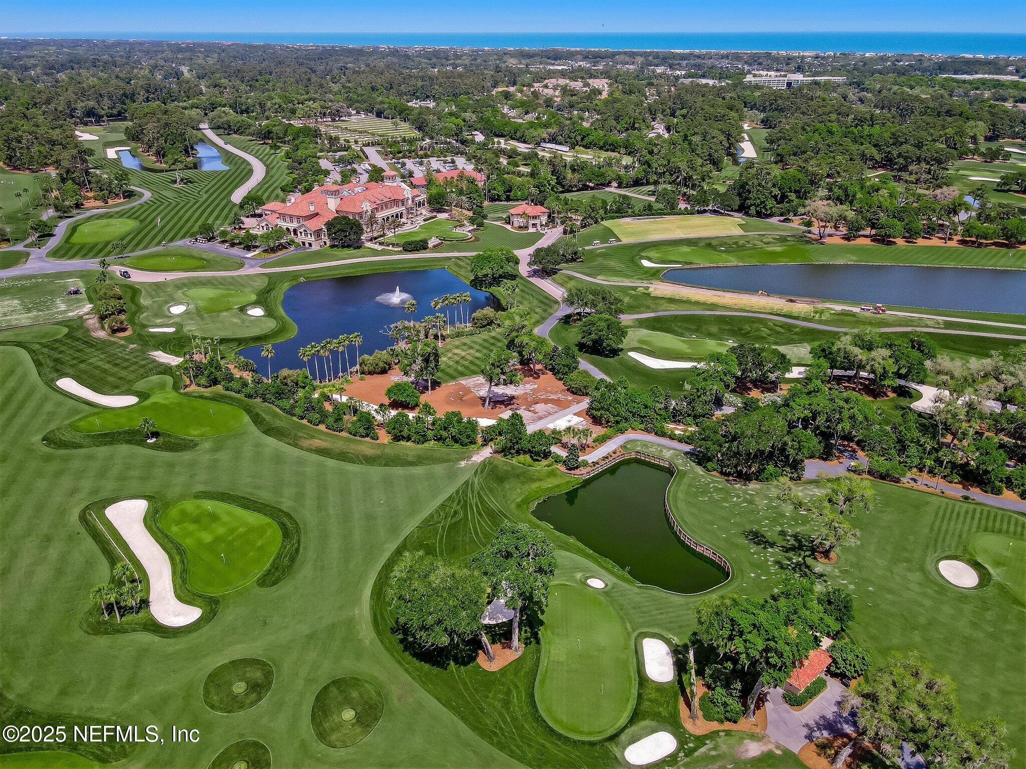 14 Turtleback Trail Ponte Vedra Beach, FL 32082 - Photo 59 of 63 an aerial view of a golf course with an outdoor space