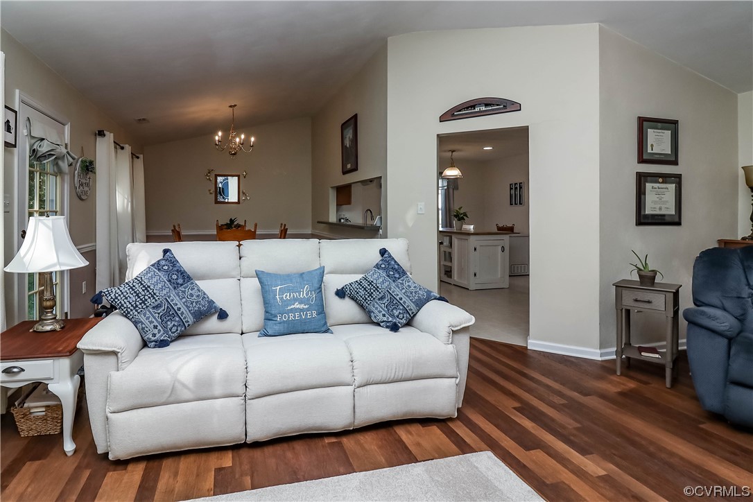 9219 Alcove Grove Road Chesterfield, VA 23832 - Photo 11 of 41 a living room with furniture and a couch