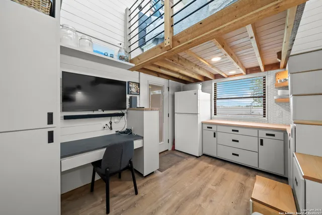 a view of a lake from a balcony