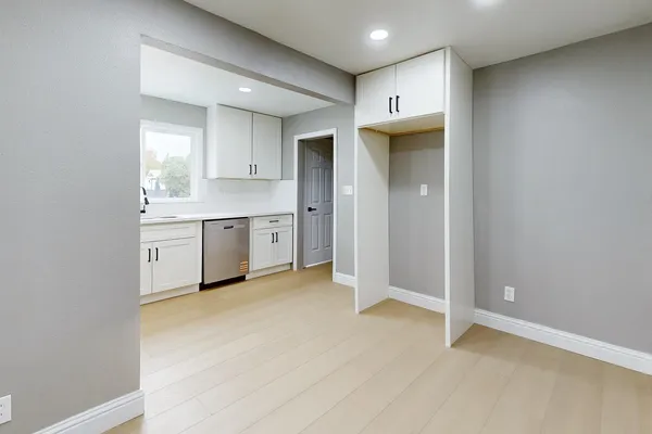 a view of an empty room