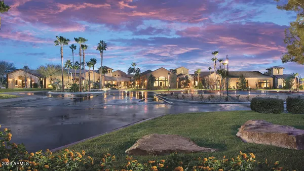 a view of yard with swimming pool and green space