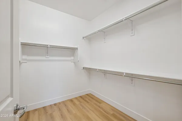 a view of a room with closet